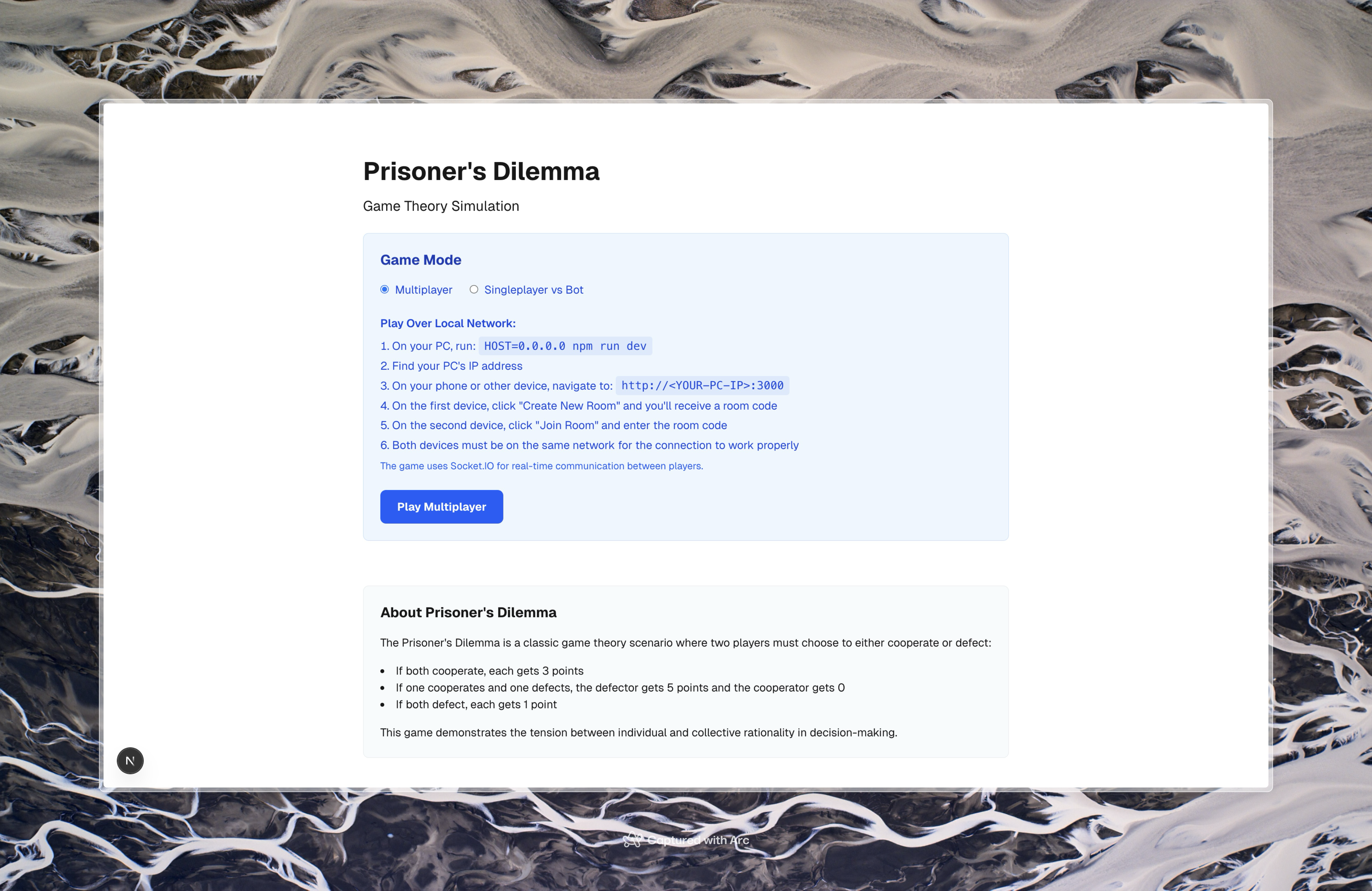 Game Theory Simulation